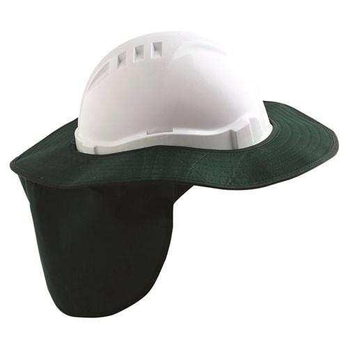 V6 & V9 Hard Hat Brim - Plastic / Polyester Head Protection ProChoice Green