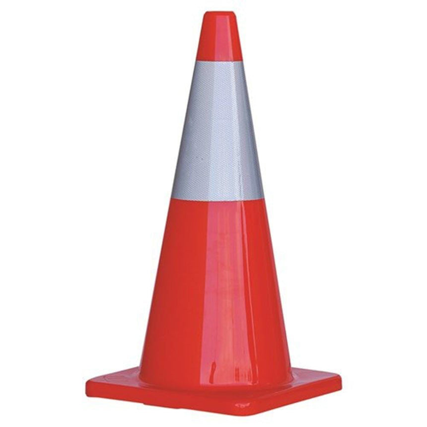 Orange PVC Traffic Cone / Reflective Tape 700mm Site Safety ProChoice