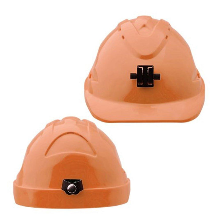 V9 Hard Hat Unvented + Lamp Bracket Ratchet Harness Head Protection ProChoice