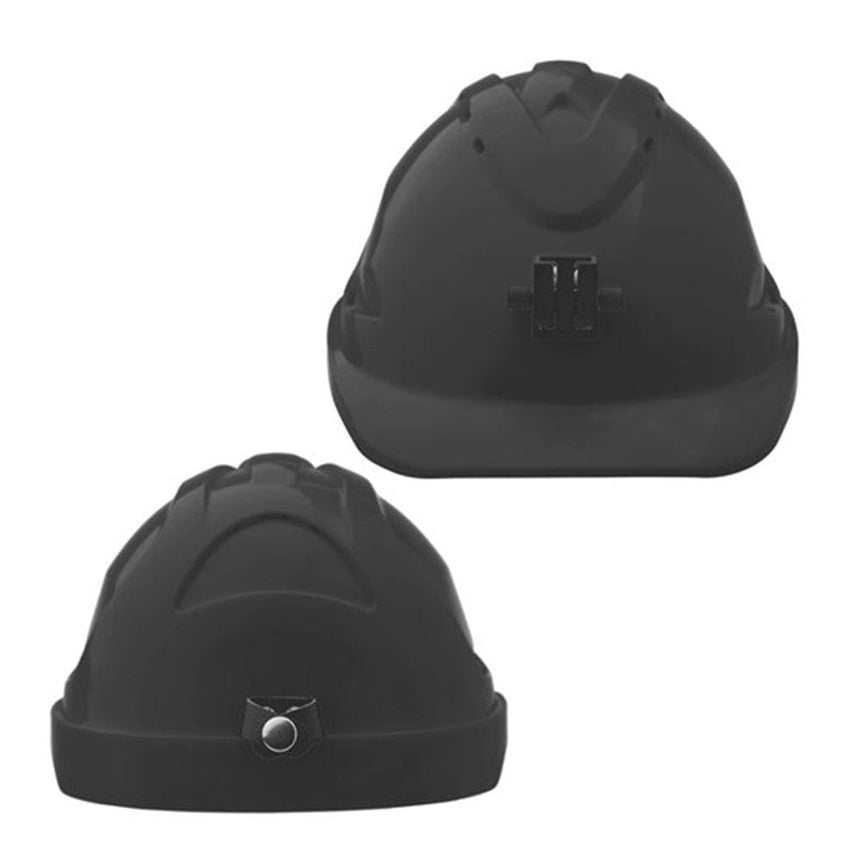 V9 Hard Hat Unvented + Lamp Bracket Ratchet Harness Head Protection ProChoice