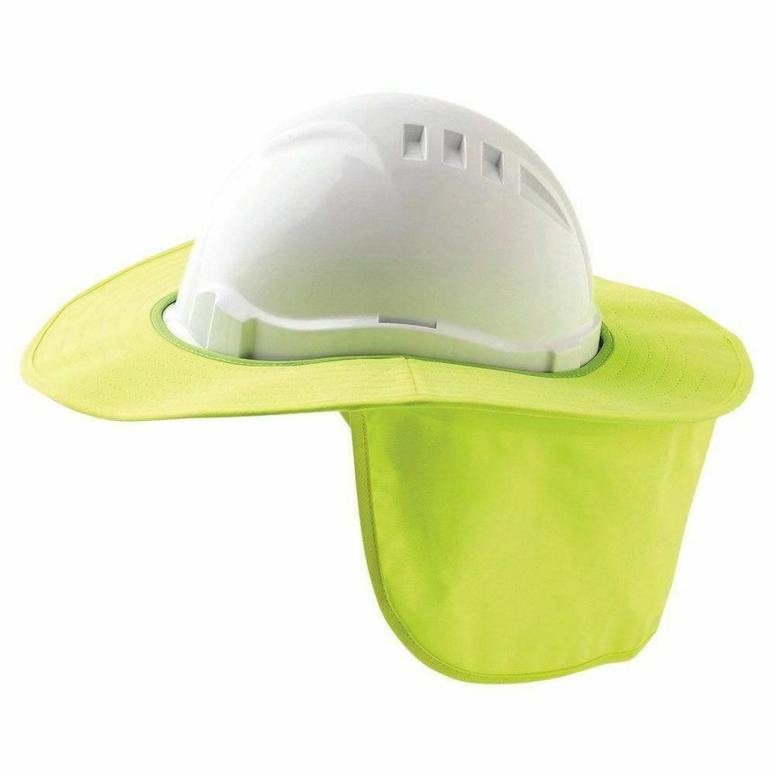 V6 & V9 Hard Hat Brim - Plastic / Polyester Head Protection ProChoice Yellow