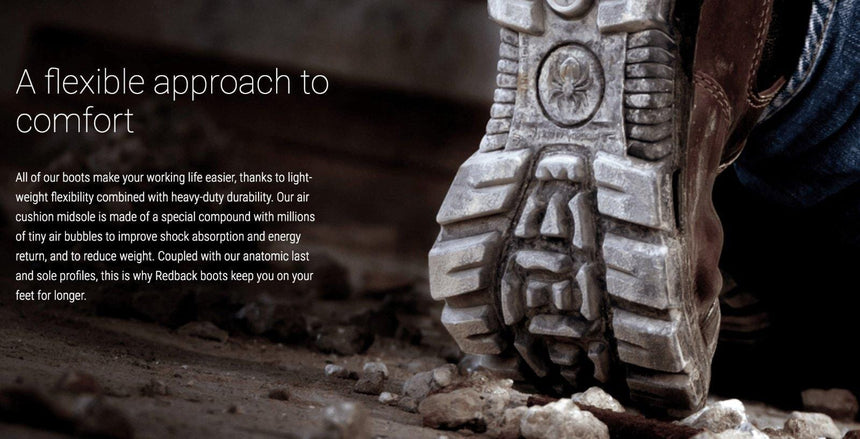 Bobcat USBOK Safety Work Boots Elastic Sided Boots Redback