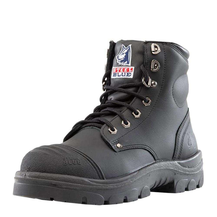 Argyle® Zip: Scuff Cap Work Boots 312652 Zip Up Boots Steel Blue