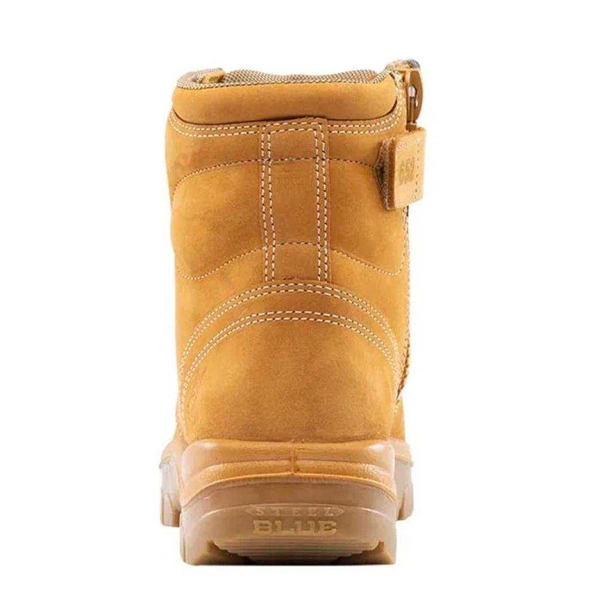 Argyle® Zip: Scuff Cap Work Boots 312652 Zip Up Boots Steel Blue