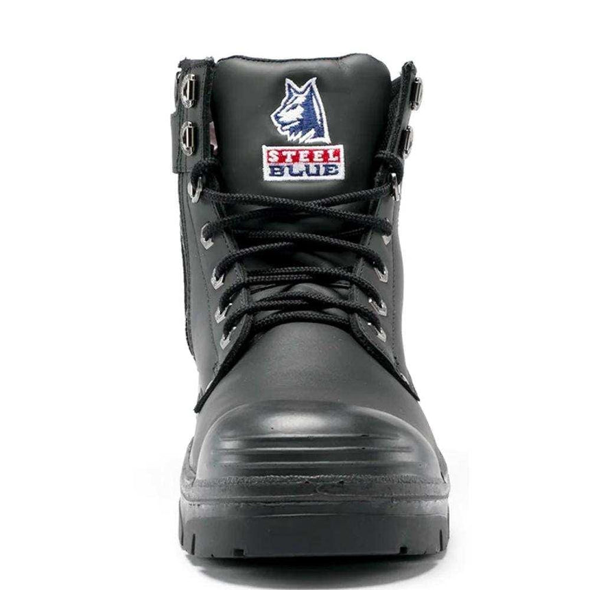 Black Argyle® Zip: TPU with Bump Cap 332152 Zip Up Boots Steel Blue