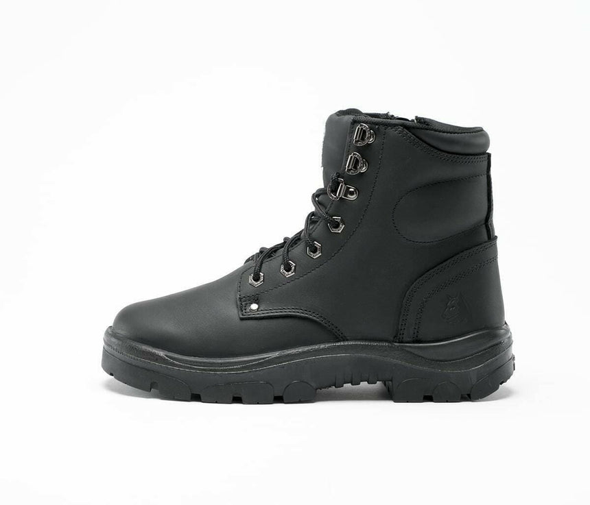 Black Argyle® Zip Work Boots 312152 Zip Up Boots Steel Blue