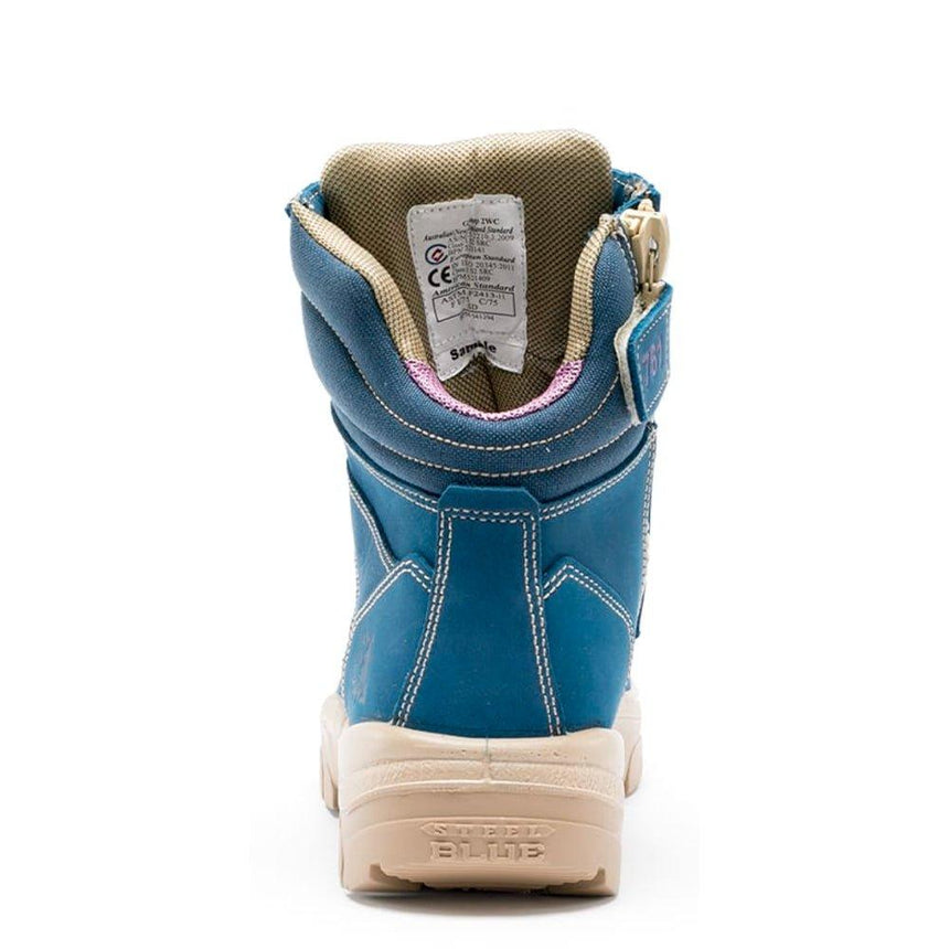 Blue Southern Cross® Zip Ladies 512761 Zip Up Boots Steel Blue