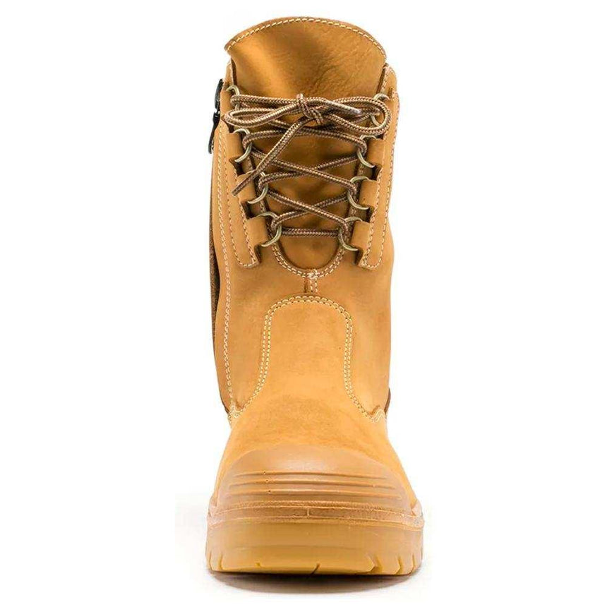 Collie: Nitrile Bump Cap Work Boots 342099 Lace Up Steel Blue