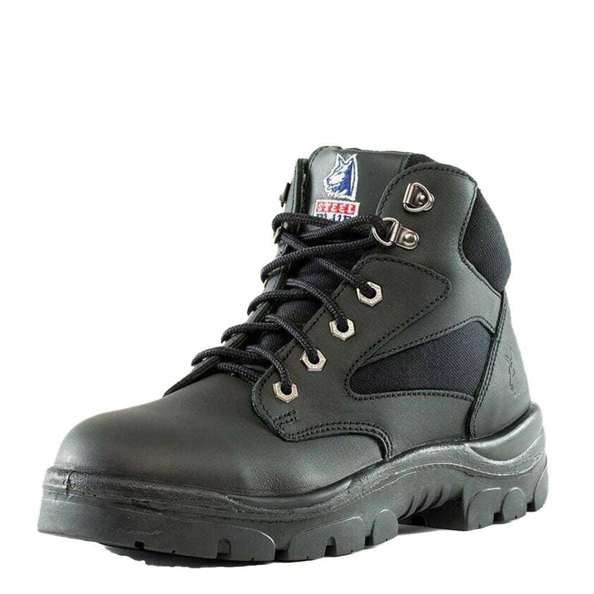 Parkes Zip Ladies Work Boot 512758 Zip Up Boots Steel Blue