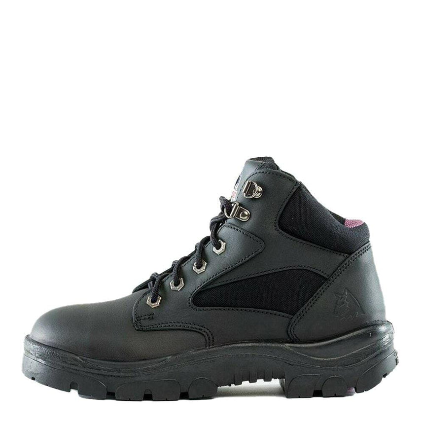 Parkes Zip Ladies Work Boot 512758 Zip Up Boots Steel Blue