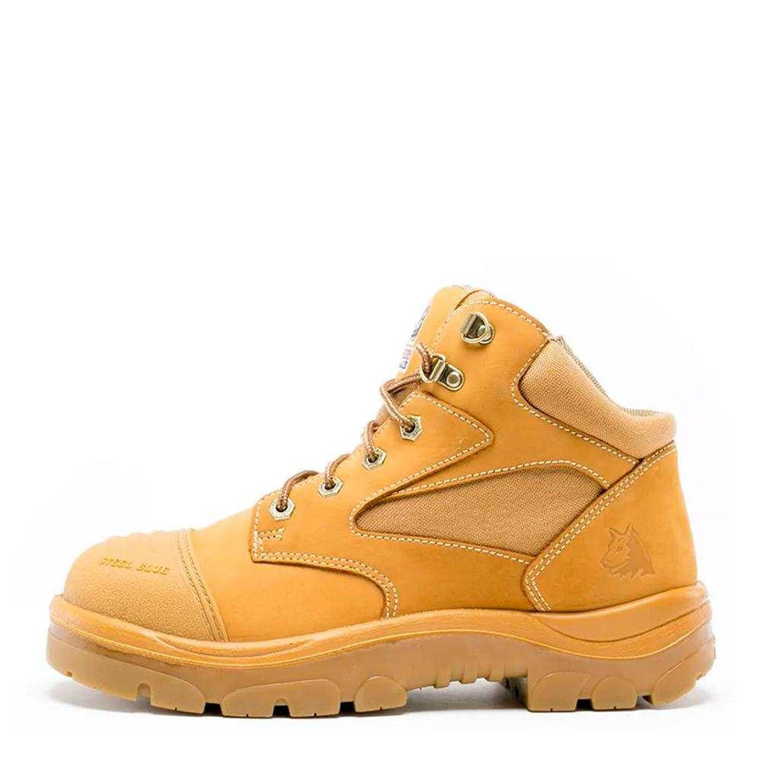 Parkes Zip: Scuff Cap Work Boots 312658 Zip Up Boots Steel Blue