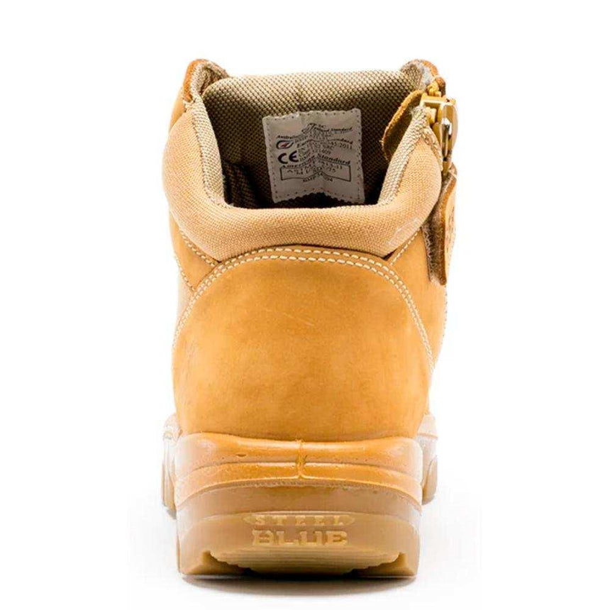 Parkes Zip: Scuff Cap Work Boots 312658 Zip Up Boots Steel Blue