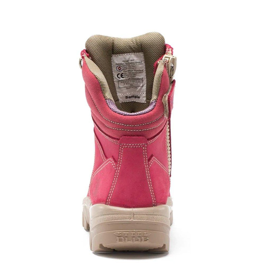 Pink Southern Cross® Zip Ladies 512761 Zip Up Boots Steel Blue