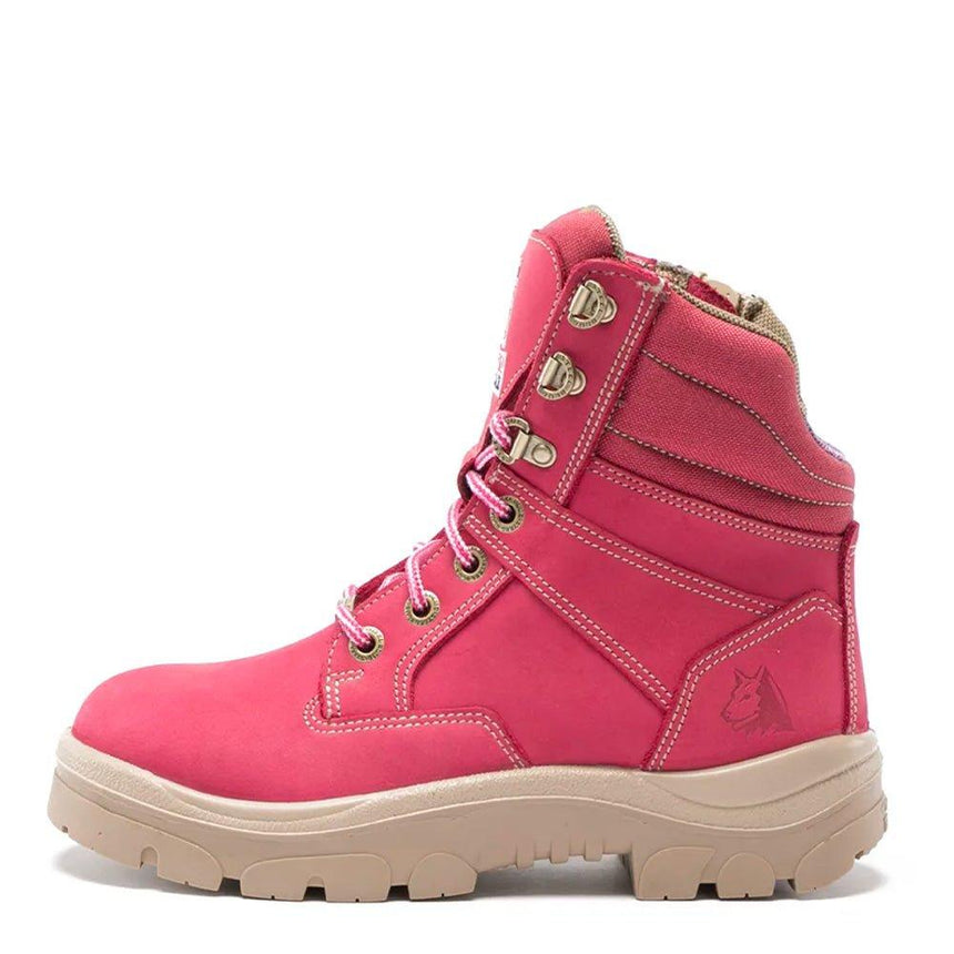 Pink Southern Cross® Zip Ladies 512761 Zip Up Boots Steel Blue