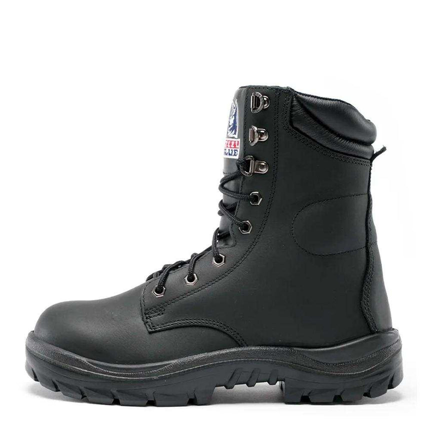 Portland High-Leg Boot 322104 Lace Up Steel Blue