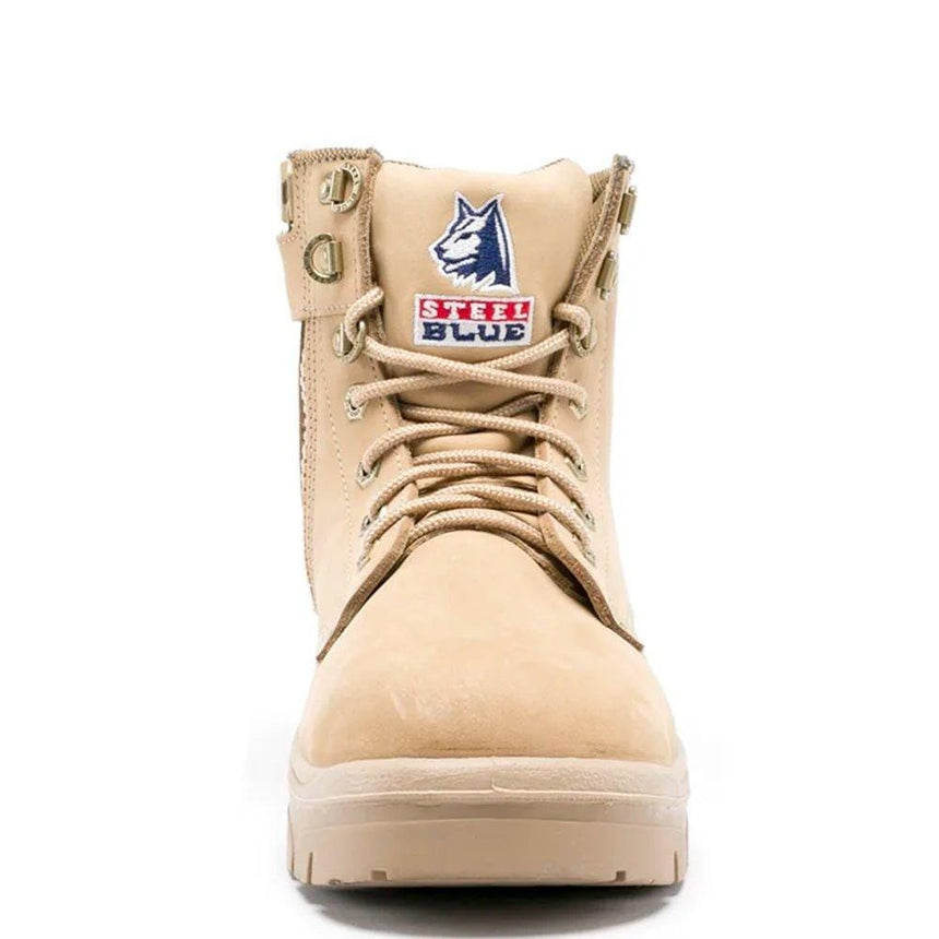 Sand Argyle® Zip Work Boots 312152 Zip Up Boots Steel Blue