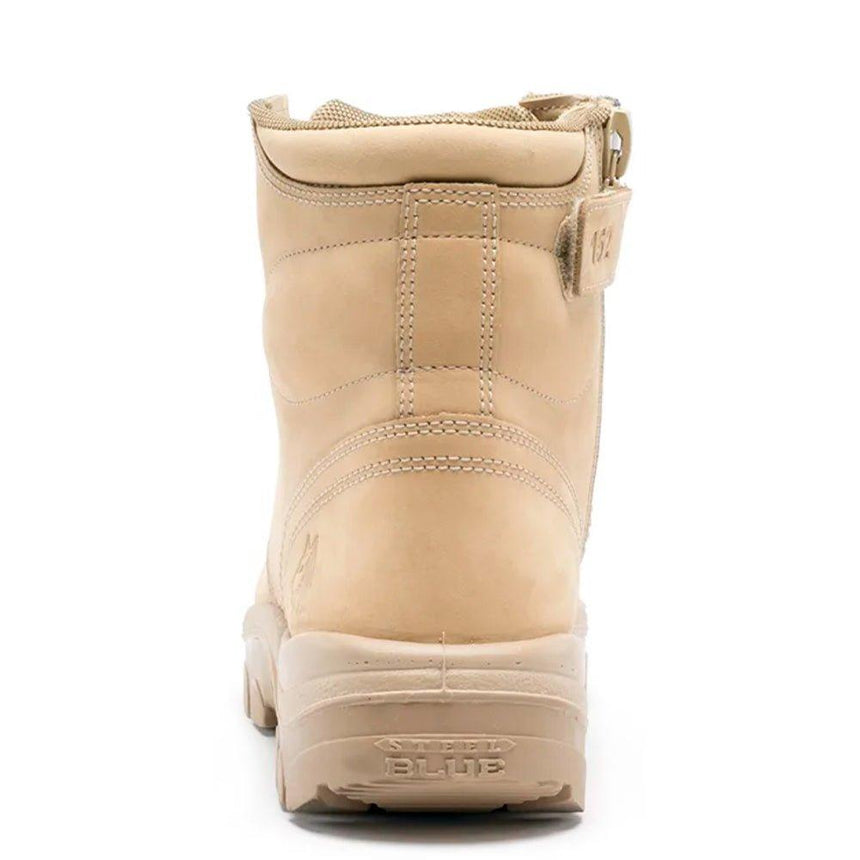 Sand Argyle® Zip Work Boots 312152 Zip Up Boots Steel Blue
