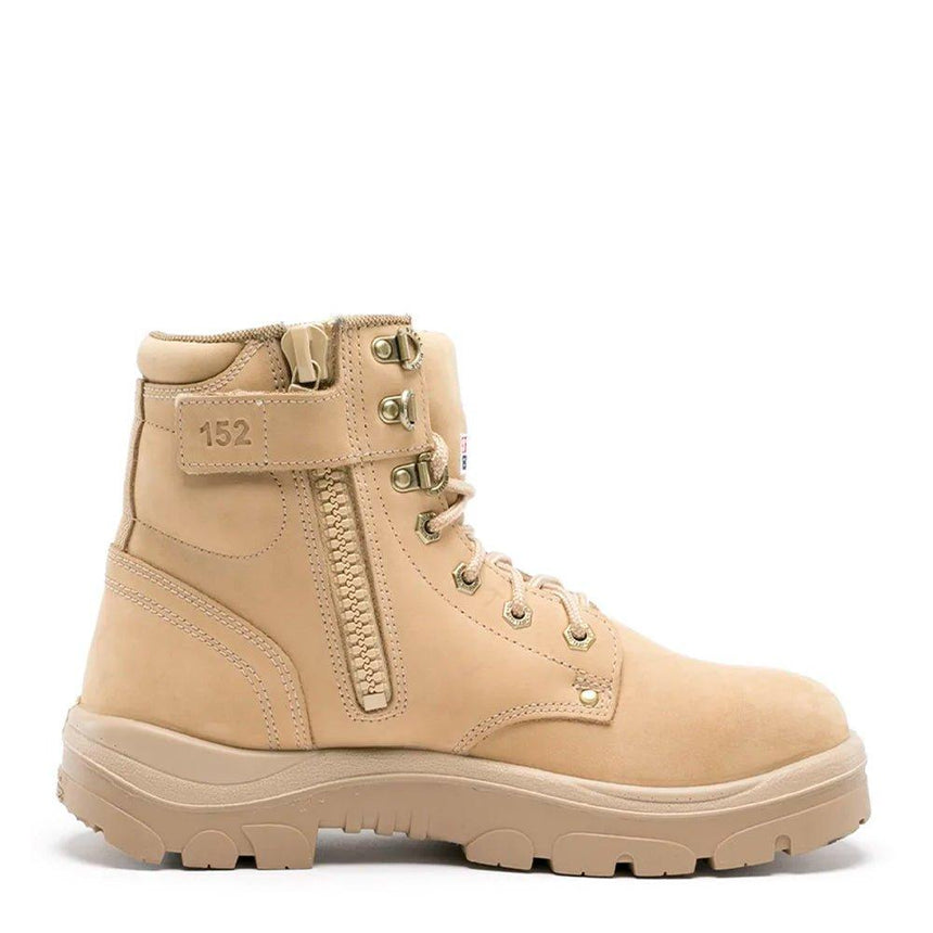 Sand Argyle® Zip Work Boots 312152 Zip Up Boots Steel Blue