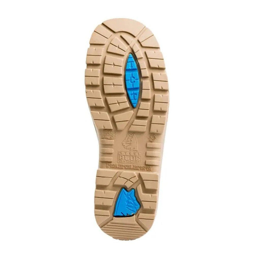 Sand Argyle® Zip Work Boots 312152 Zip Up Boots Steel Blue