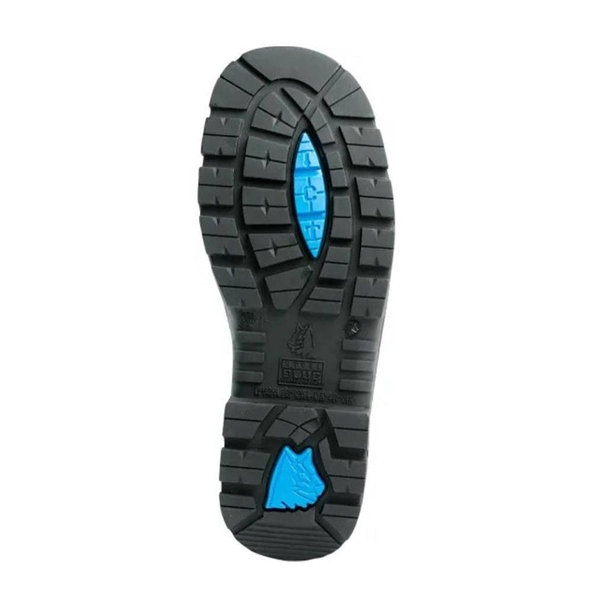 Black Southern Cross Zip® Work Boots 312661 Zip Up Boots Steel Blue