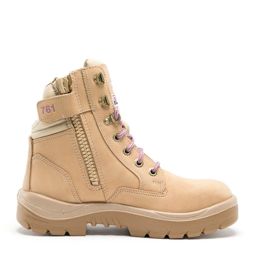 Southern Cross® Zip Ladies Boot 592761 Zip Up Boots Steel Blue