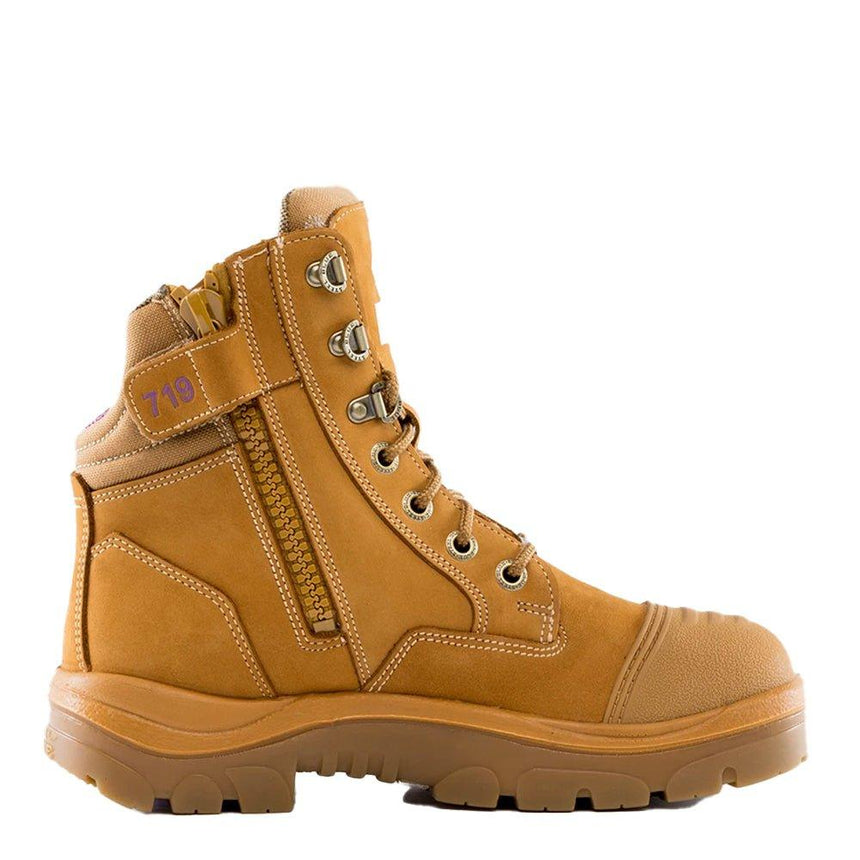 Southern Cross®Zip Scuff Ladies Boot 512719 Zip Up Boots Steel Blue