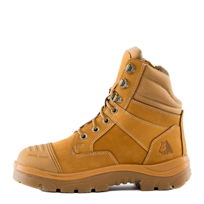 Southern Cross®Zip Scuff Ladies Boot 512719 Zip Up Boots Steel Blue