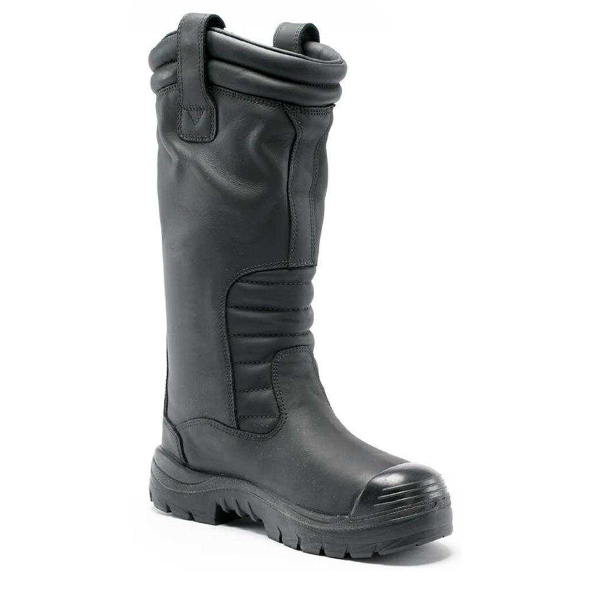 Telfer High Leg Work Boot 382833 Zip Up Boots Steel Blue