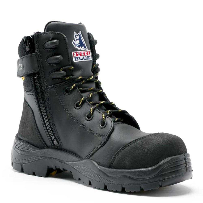 Torquay EH Work Boots 827539 Zip Up Boots Steel Blue
