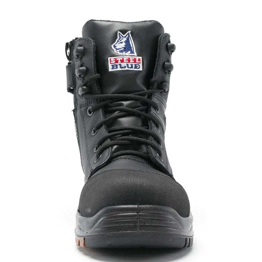 Torquay Work Boot 617539 Zip Up Boots Steel Blue