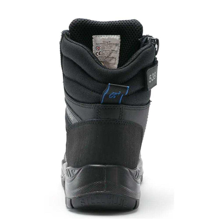 Torquay Work Boot 617539 Zip Up Boots Steel Blue