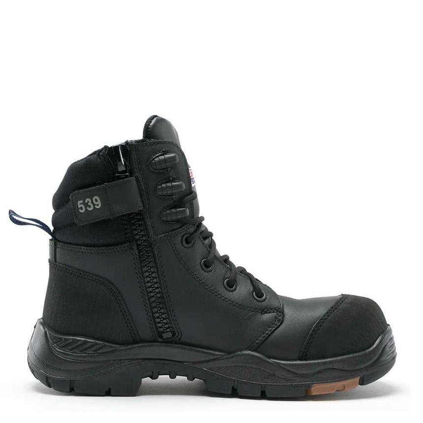 Torquay Work Boot 617539 Zip Up Boots Steel Blue