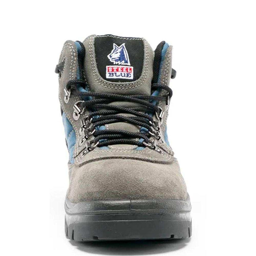 Wagga Safety Ankle Boots 312207 Lace Up Steel Blue