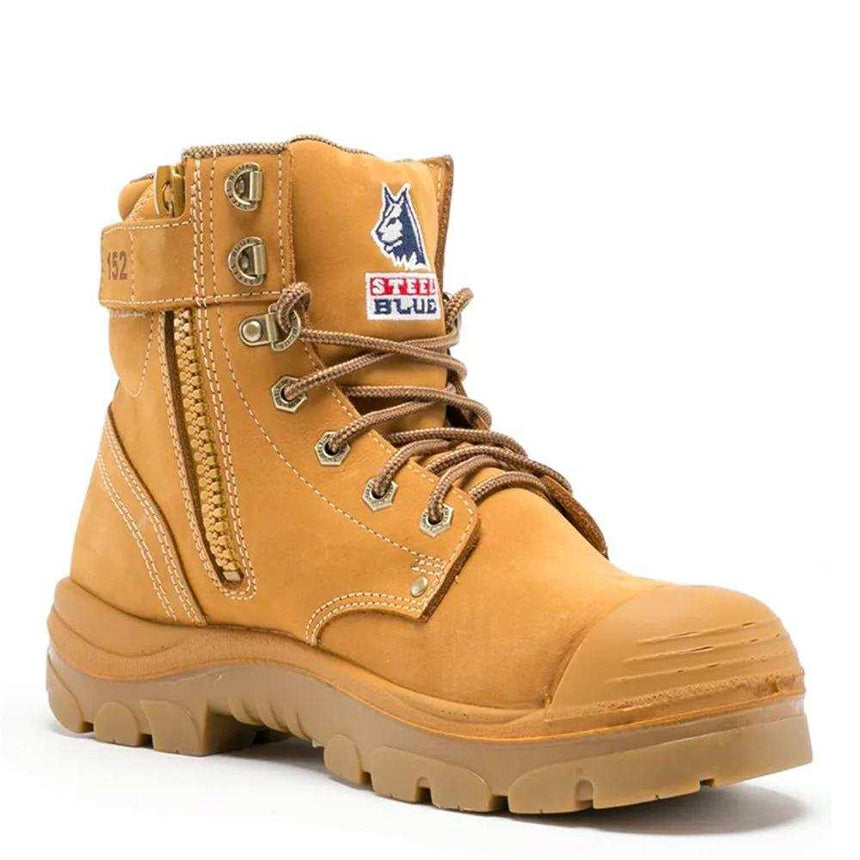 Wheat Argyle® Zip: TPU with Bump Cap 332152 Zip Up Boots Steel Blue