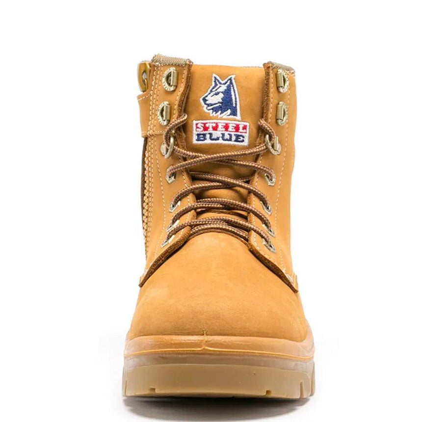 Wheat Argyle® Zip Work Boots 312152 Zip Up Boots Steel Blue