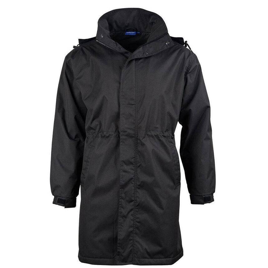 JK50 Longline Stadium Jacket Jackets Winning Spirit 2XS Black