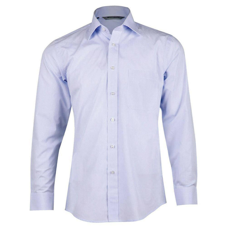 M7632 Men’s Mini Check Premium Long Sleeve Shirt Shirts Winning Spirit 38
