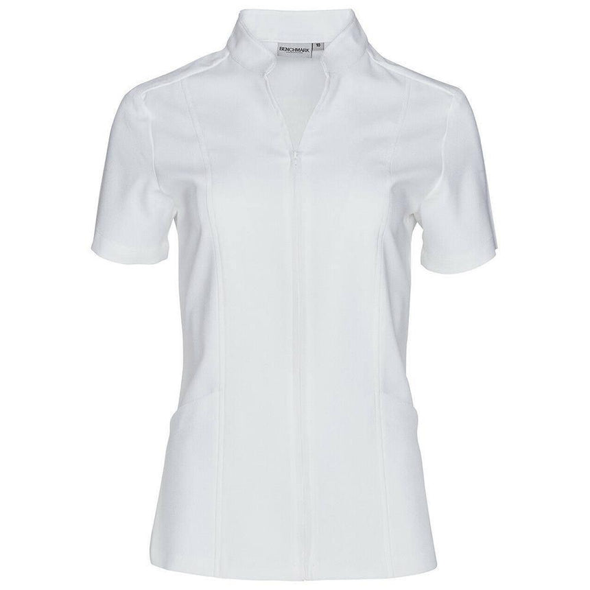 M8636S Women’s Full Zip Front Tunic Shirts Winning Spirit 6