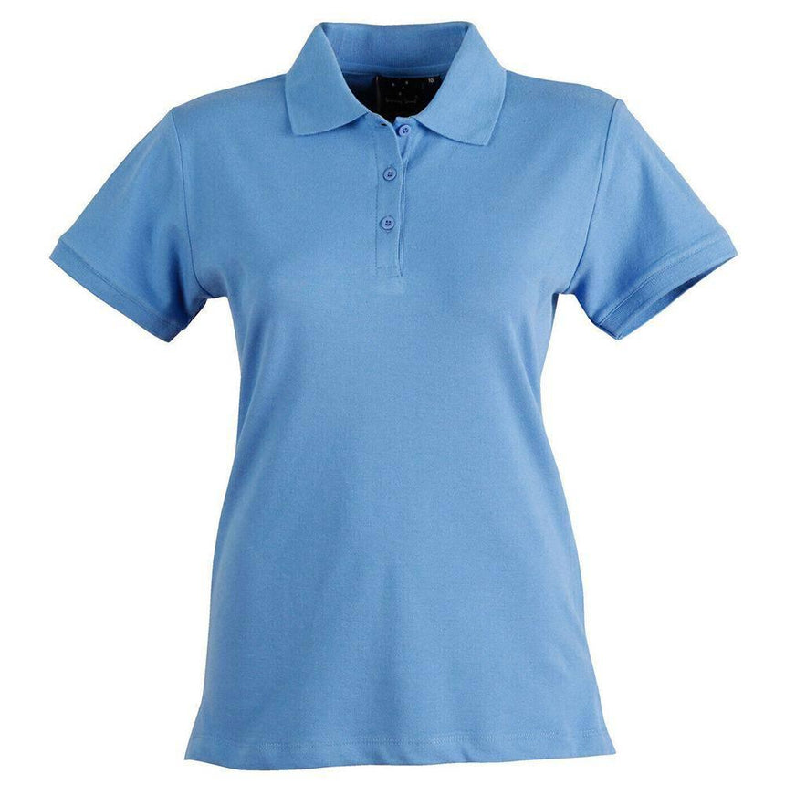 PS56 Darling Harbour Polo Ladies Polos Winning Spirit Azure Blue 8