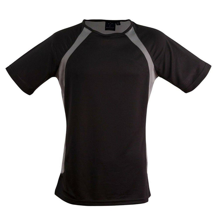 TS71 Sprint Tee Shirt Men's T Shirts Winning Spirit Black.Ash S