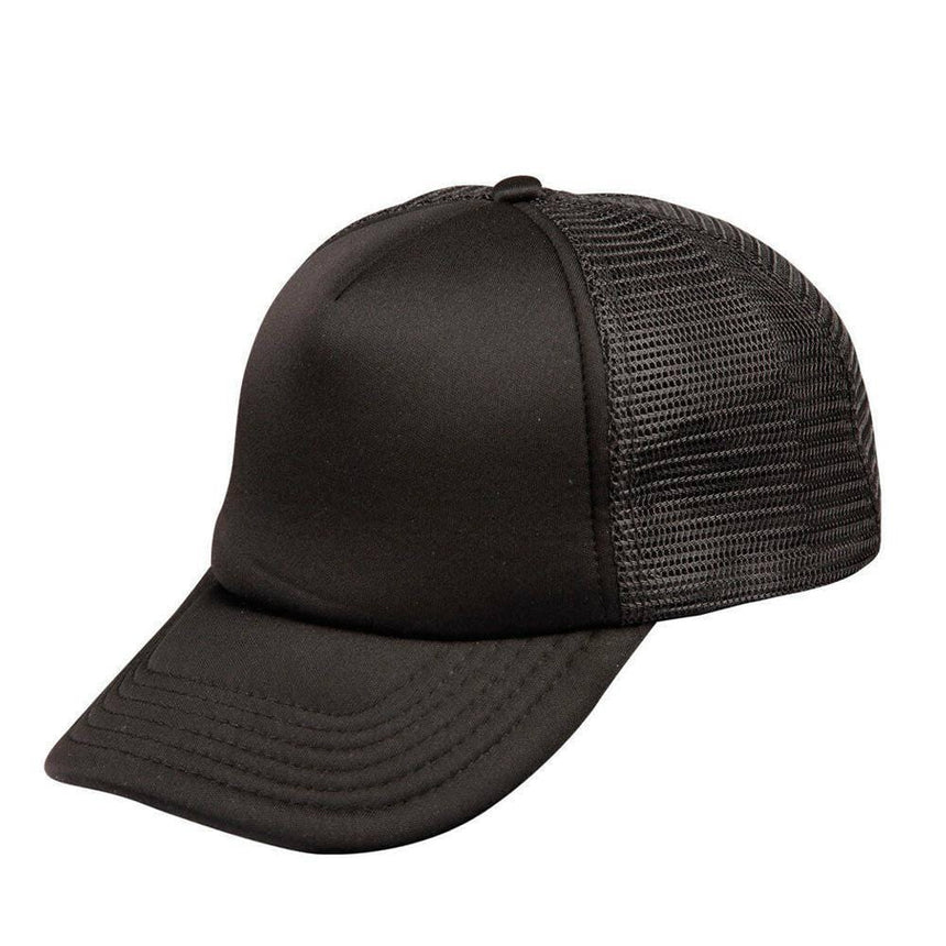 CH69 Contrast Trucker Cap Hats Winning Spirit Black