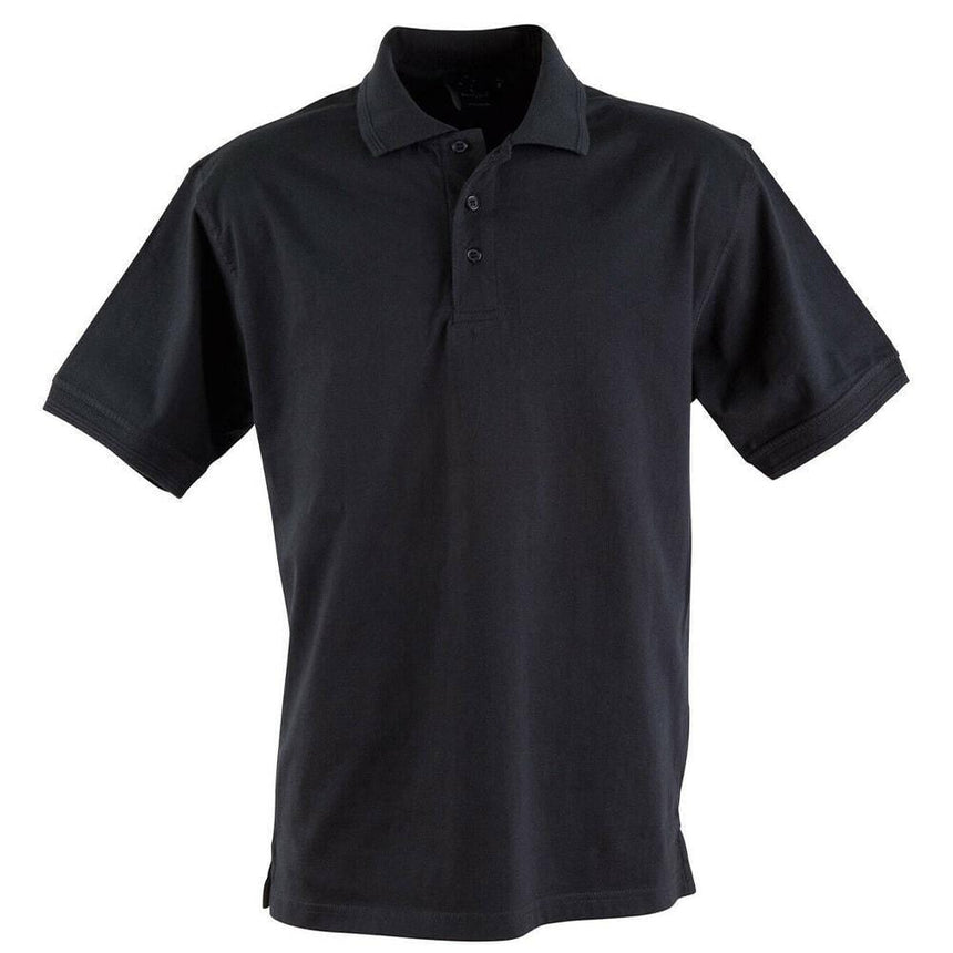 PS05 Macquarie Polo Unisex Polos Winning Spirit Black XS