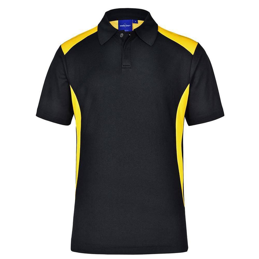 PS31K Winner Polo Kids Polos Winning Spirit Black.Gold 04K