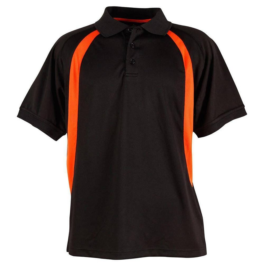 PS51 Olympian Polo Men's Polos Winning Spirit Black.Orange S