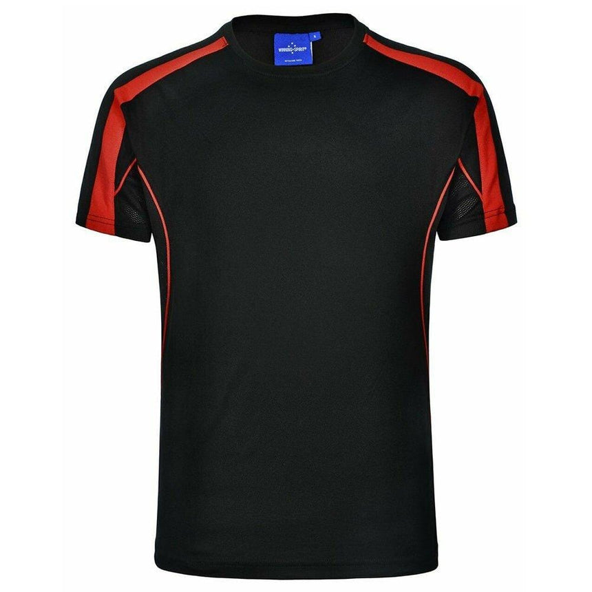 TS53K Legend Tee Shirt Kids T Shirts Winning Spirit Black.Red 04K