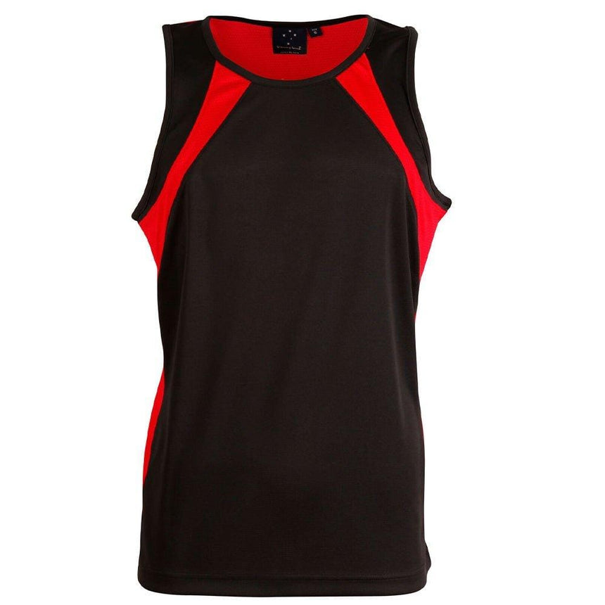 TS73 Sprint Singlet Men's Singlets Winning Spirit Black.Red S