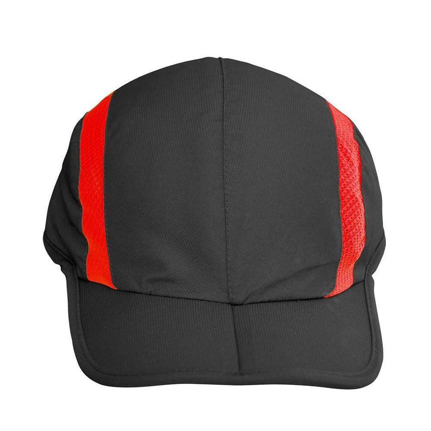 CH47 Sprint Foldable Cap Hats Winning Spirit Black.Red