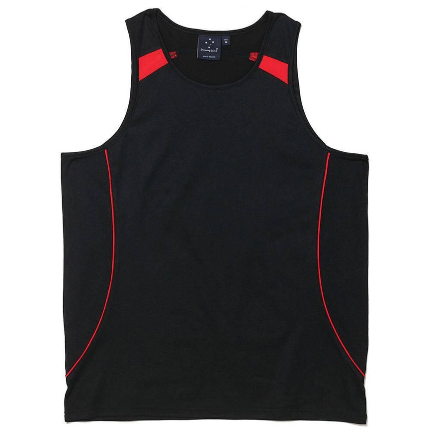 SL53 Legend Singlet Men’s Singlets Winning Spirit Black.Red XS