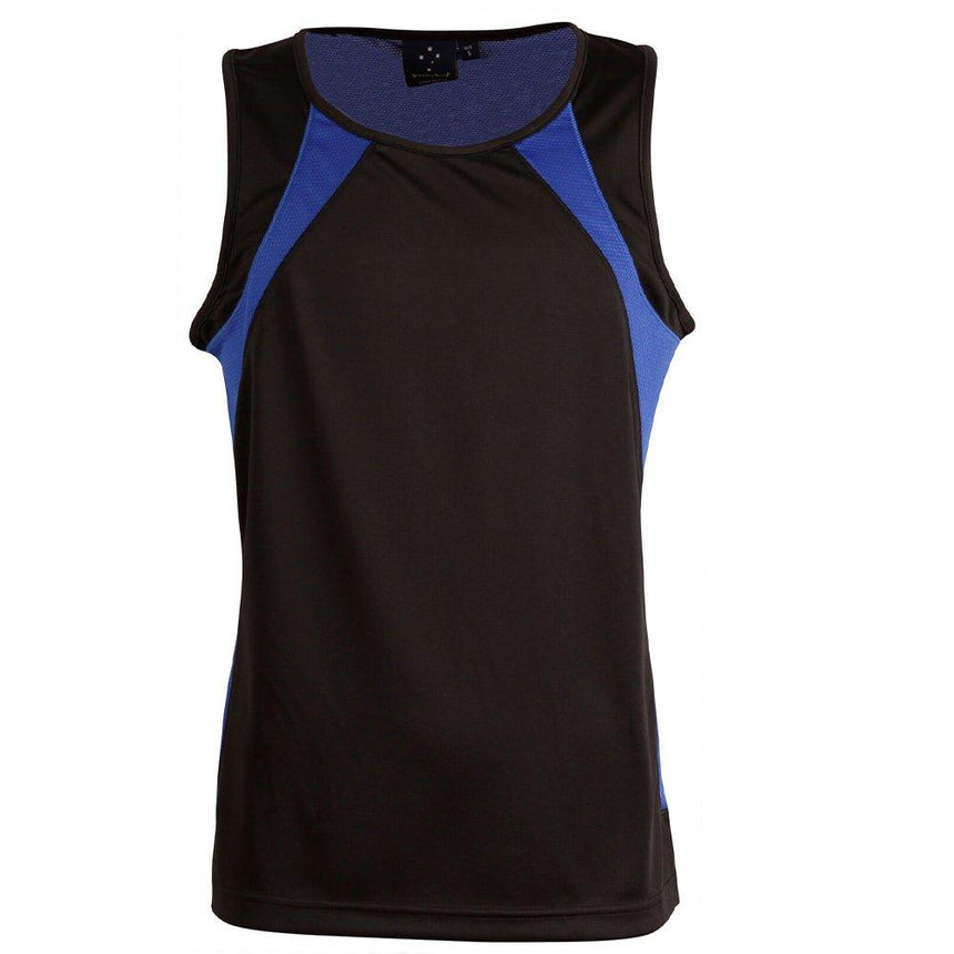 TS73 Sprint Singlet Men's Singlets Winning Spirit Black.Royal S