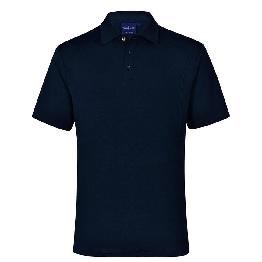 PS59 Lucky Bamboo Short Sleeve Polo Men's Polos Winning Spirit Black S